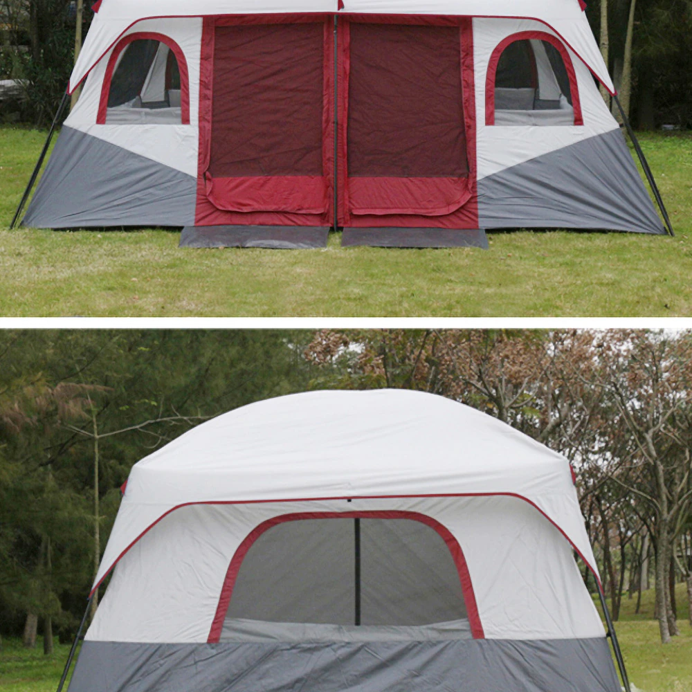 Cheap Goat Tents Large Camping Tent Outdoor Big Family Tent 8 10 12 Person Party Tent Waterproof Cabin Camp Anti UV Marquee Tents Tents 